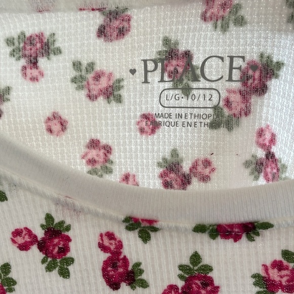 The Children’s Place Floral Long Sleeve Size Large - Picture 4 of 7